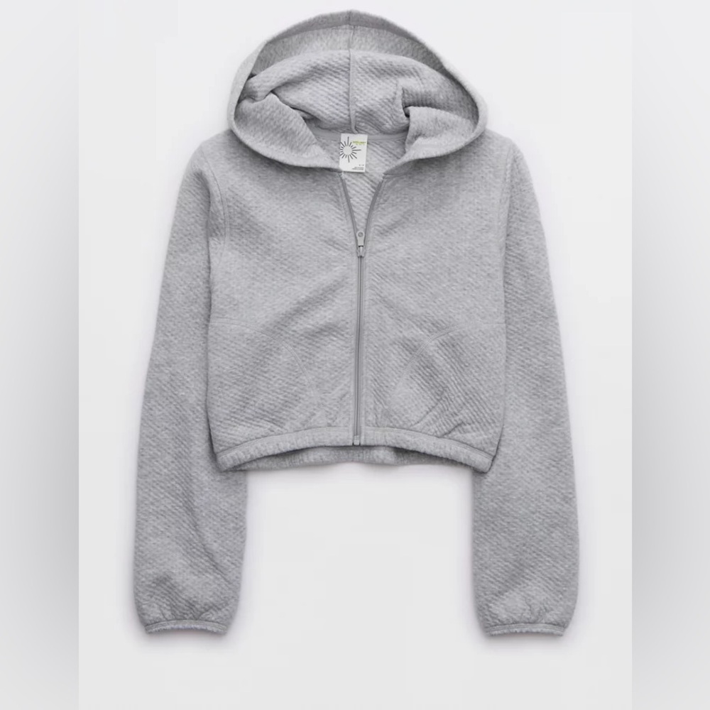 OFFLINE By Aerie Coffee Run Full Zip Sweatshirt